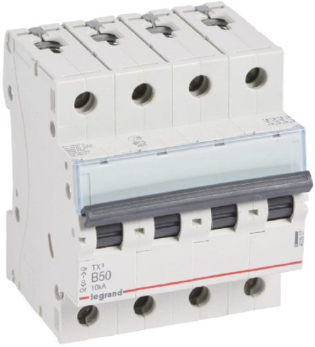 Выключатель автоматический Legrand TX3 6000 4п 50А B 10кА фото Выключатель автоматический Legrand TX3 6000 4п 50А B 10кА картинка